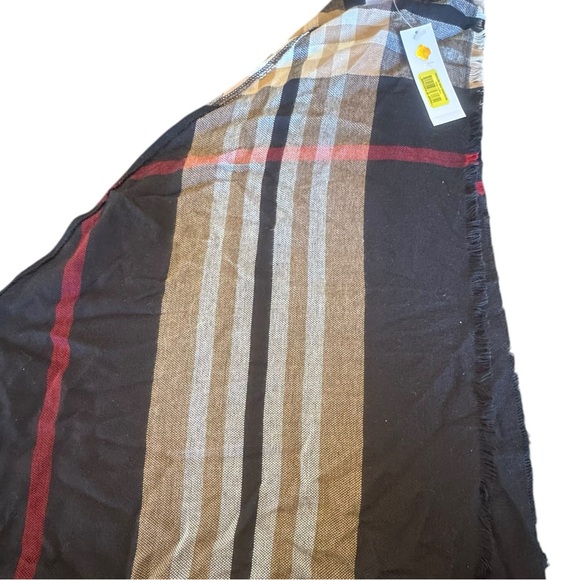 Laundry Plaid Scarf New - Picture 4 of 10